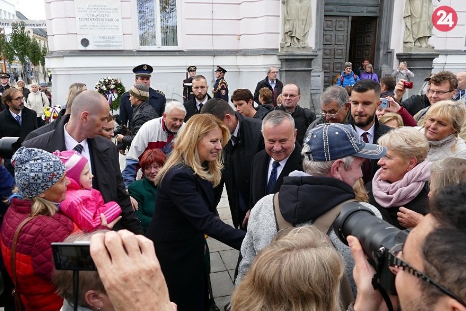 FOTO z prezidentskej návštevy v Martine: Zuzana Čaputová v našom meste
